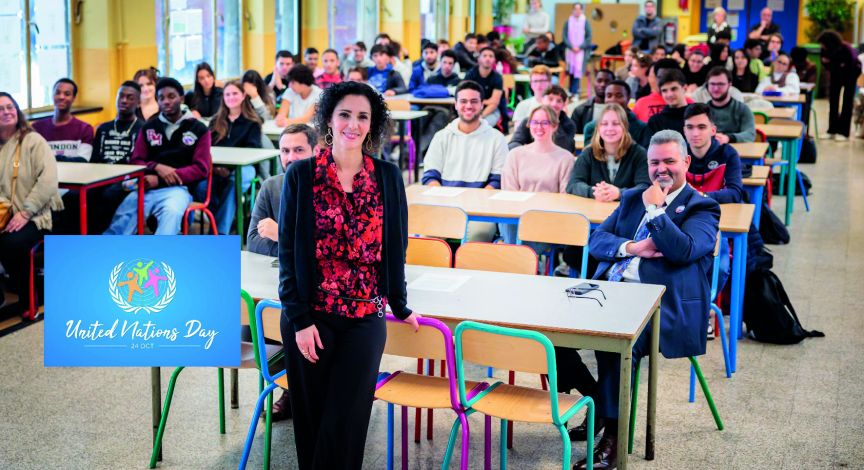 Titre: UNday, rencontre avec Mme Lahbib.